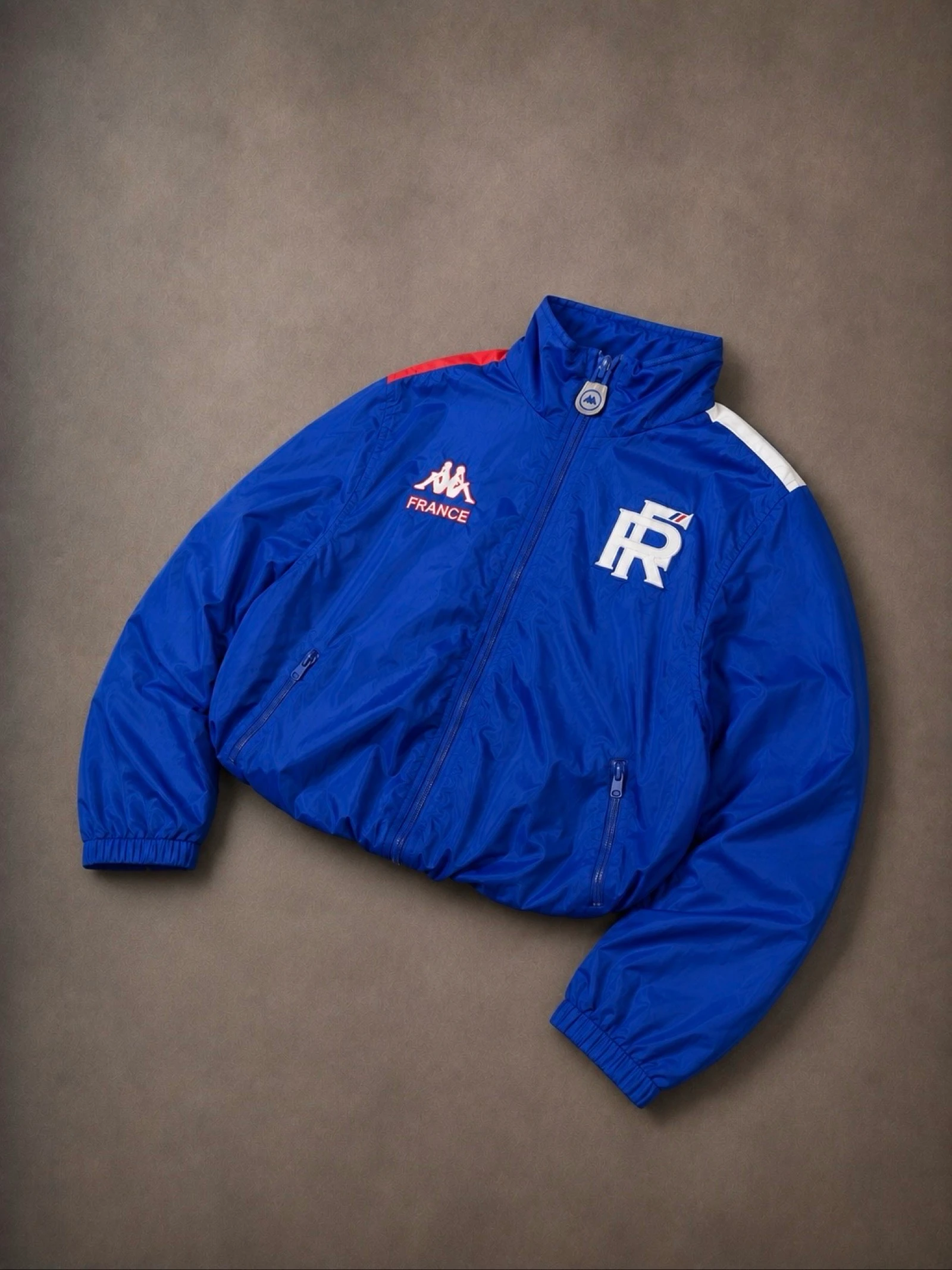 Veste matelassée vintage Kappa France bleue Y2K Streetwear rétro exclusive Taille M – photo 4